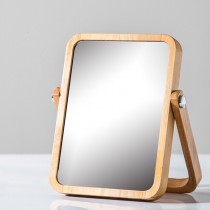 日式簡約實木折疊化妝鏡\梳妝鏡\鏡子-MM1005